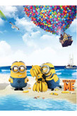 فرشینه اتاق کودک طرح مینیون ها کنار ساحل کد ۶۰۵۳
