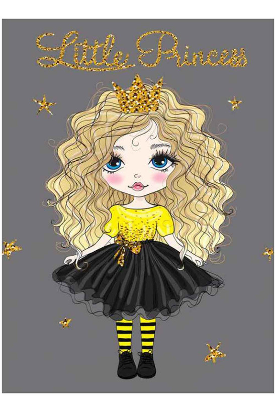 فرشینه اتاق کودک طرح پرنسس کوچولو کد ۶۰۷۶