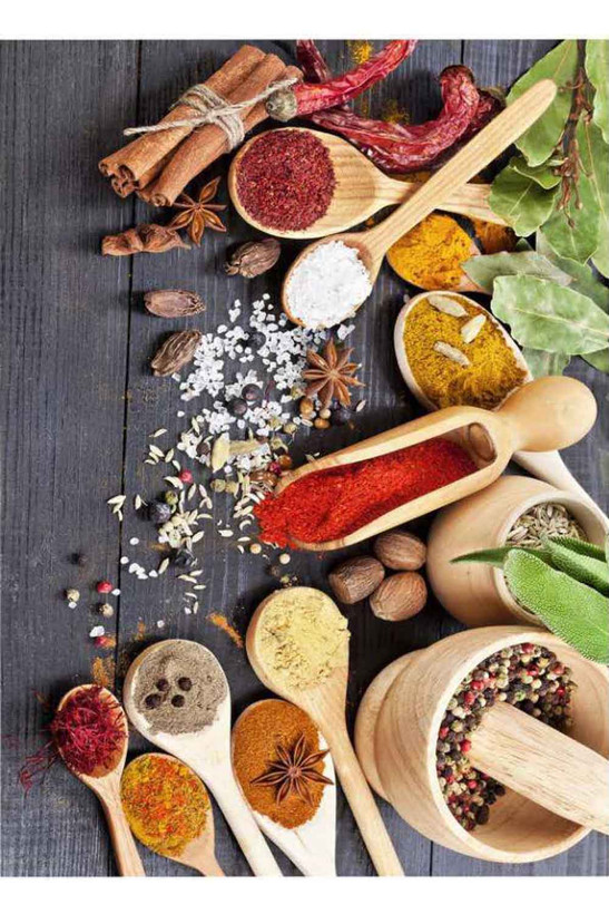 فرشینه آشپزخانه طرح ادویه جات کد۷۰۳۵