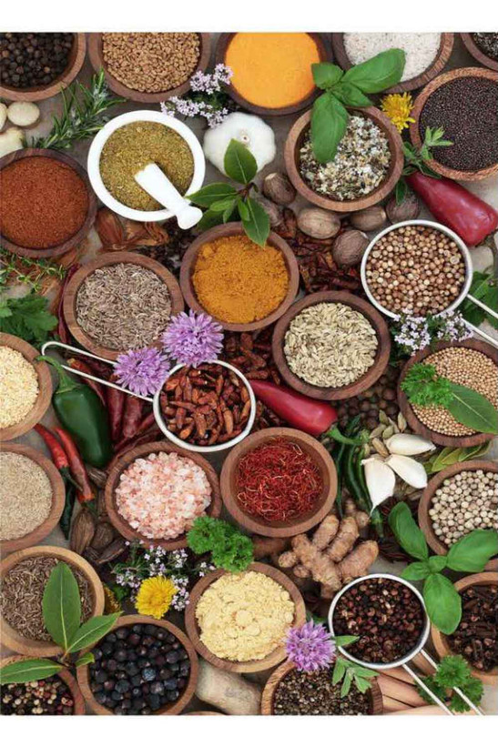 فرشینه آشپزخانه طرح ادویه جات کد ۷۰۳۸