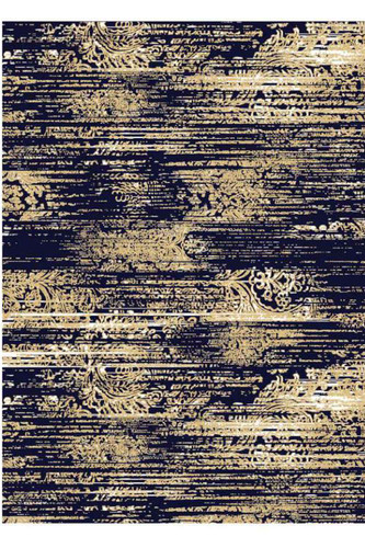 فرشینه مدرن طرح گل مشکی کد ۸۰۲۱