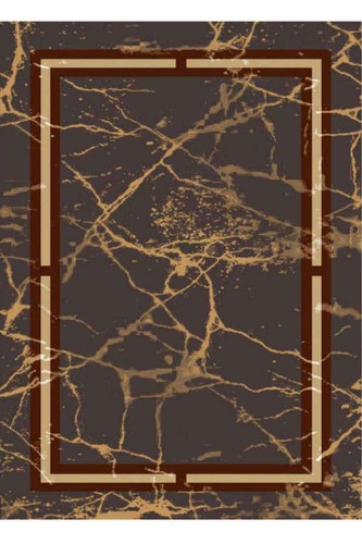 فرشینه مدرن طرح مشکی طوسی با رگه های طلایی کد ۸۰۲۸