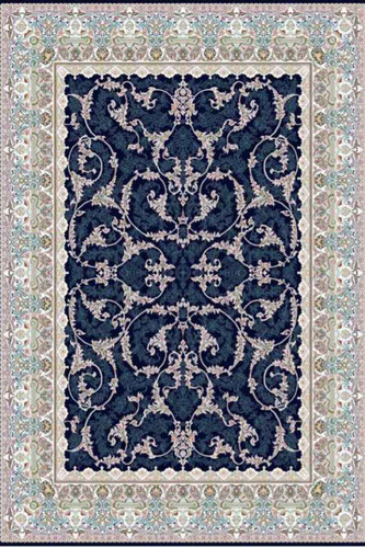 فرشینه طرح سنتی سرمه ای کد ۹۰۳۶