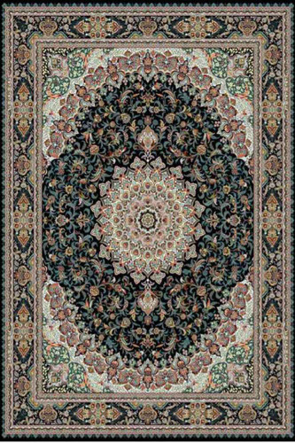 فرشینه طرح سنتی مشکی کد ۹۰۴۱