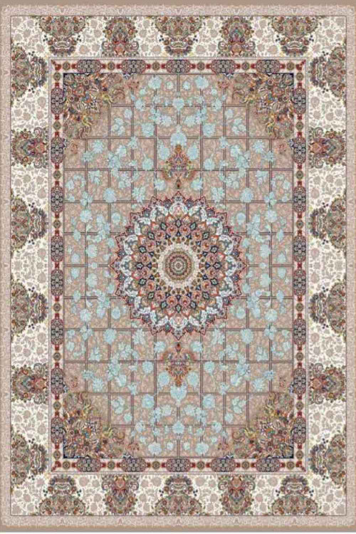 فرشینه طرح سنتی رنگ روشن کد ۹۰۴۶