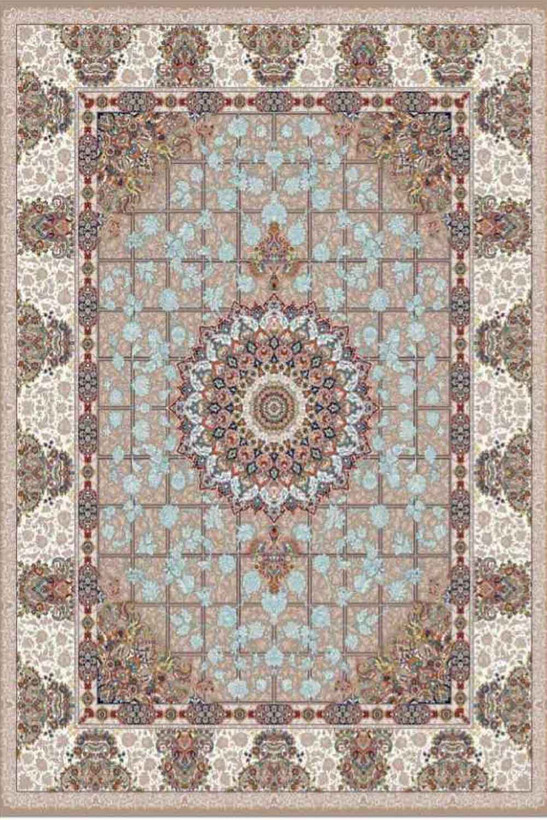 فرشینه طرح سنتی رنگ روشن کد ۹۰۴۶