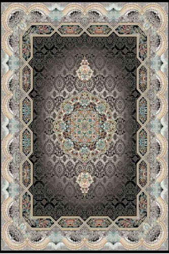 فرشینه طرح سنتی رنگ تیره روشن کد ۹۰۴۷