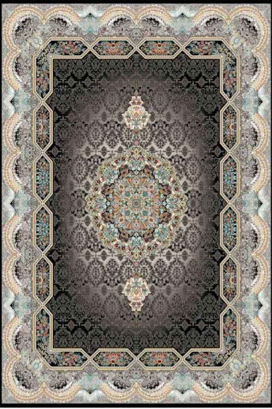 فرشینه طرح سنتی رنگ تیره روشن کد ۹۰۴۷