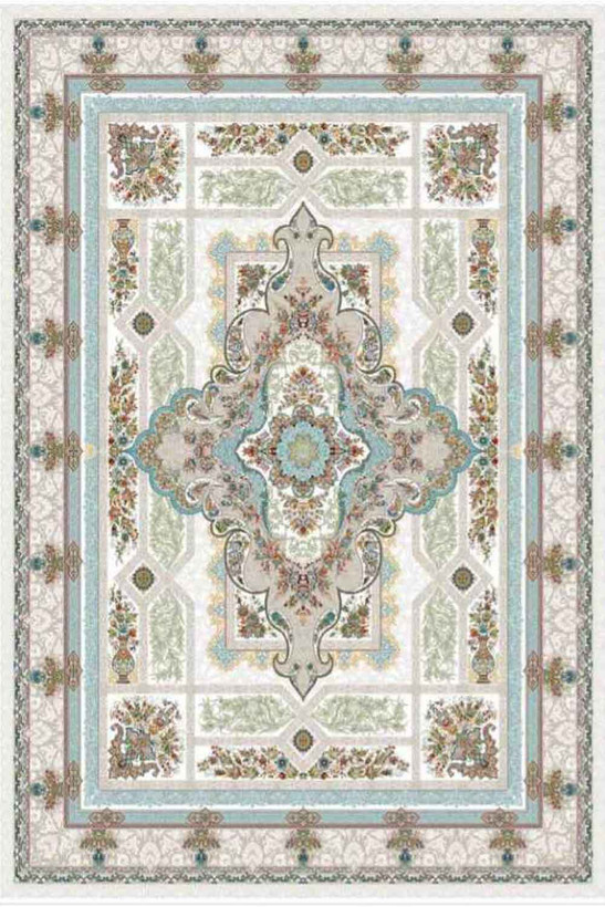 فرشینه طرح سنتی رنگ روشن کد ۹۰۵۰