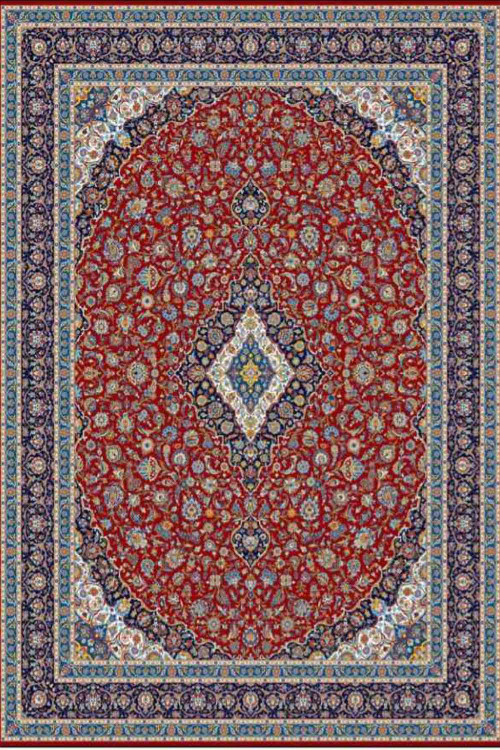فرشینه طرح سنتی رنگ قرمز کد ۹۰۸۶