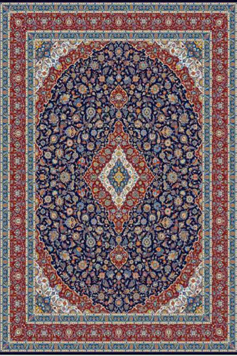 فرشینه طرح سنتی رنگ قرمز سرمه ای کد ۹۰۸۷