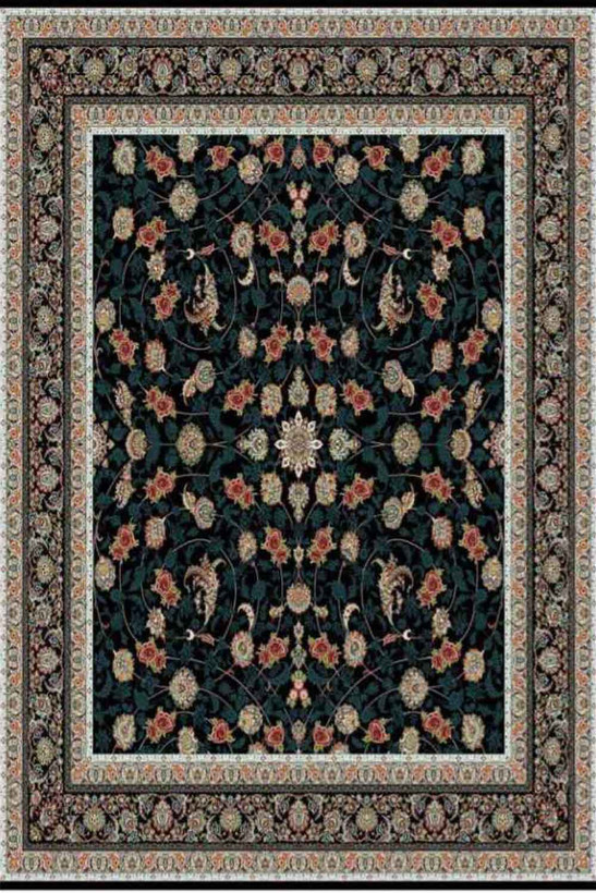 فرشینه طرح سنتی رنگ سفید مشکی کد ۹۰۱۳۶