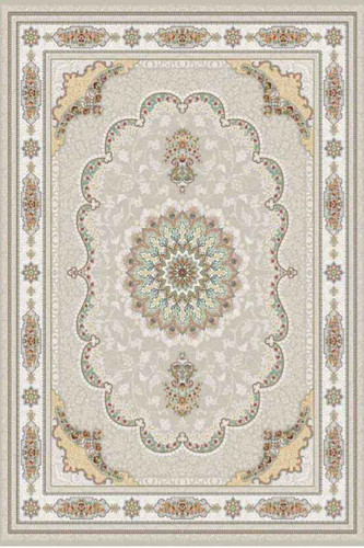 فرشینه طرح سنتی ایرانی رنگ روشن کد ۹۰۱۵۳