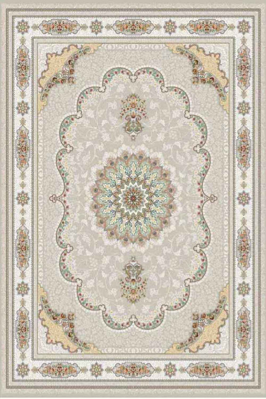 فرشینه طرح سنتی ایرانی رنگ روشن کد ۹۰۱۵۳