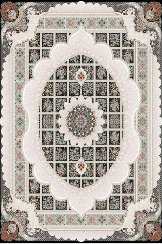 فرشینه طرح سنتی ایرانی کد ۹۰۱۶۱