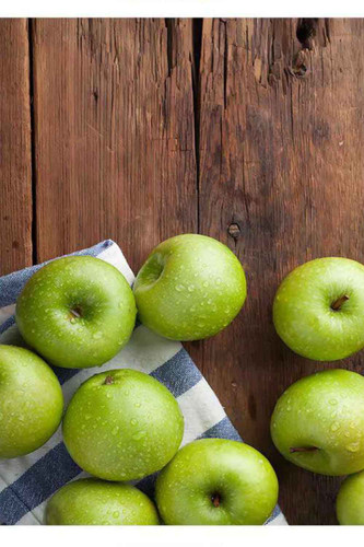 فرشینه آشپزخانه طرح سیب های سبز کد ۷۰۱۴۸