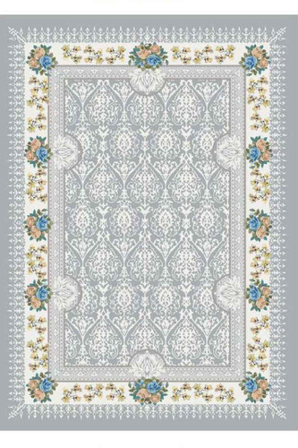 فرشینه مدرن رنگ خاکستری طوسی کد ۸۰۱۱۲