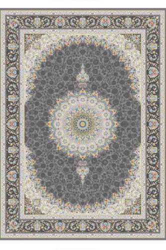 فرشینه طرح سنتی خاکستری طوسی کد ۸۰۱۳۷