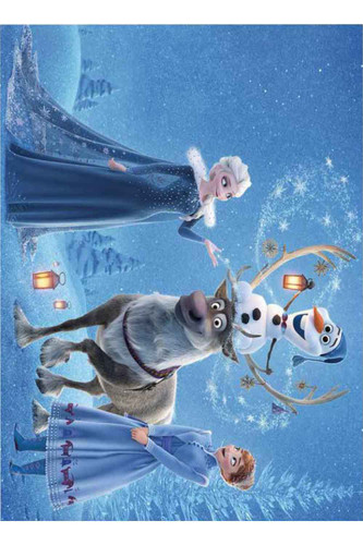 فرشینه اتاق کودک طرح آنا السا در انیمیشن فروزن کد ۶۰۱۹