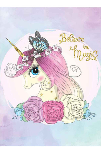 فرشینه اتاق کودک طرح یونیکورن کد ۶۰۲۰