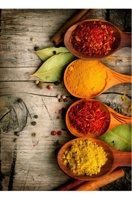 فرشینه آشپزخانه طرح ادویه جات کد ۷۰۱۶