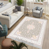 فرشینه طرح سنتی رنگ روشن کد ۹۰۵۸