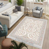 فرشینه طرح سنتی رنگ روشن کد ۹۰۶۳