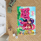 فرشینه اتاق کودک طرح دختر توت فرنگی کد ۶۰۸۸