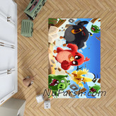 فرشینه اتاق کودک طرح پرندگان خشمگین کد ۶۰۷۱